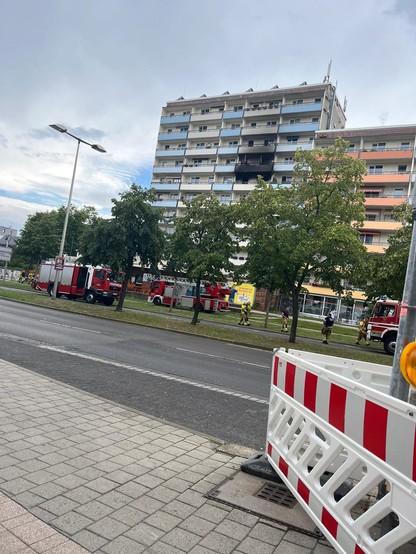 Eine Wohnung in Cottbus Mitte explodierte heute mittag. 